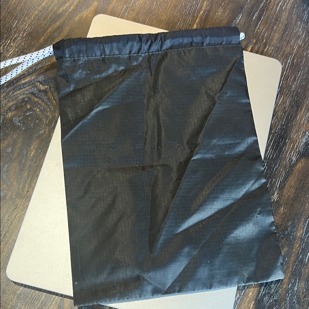 Lacoste Black Nylon Drawstring Bag - Picture 2 of 5